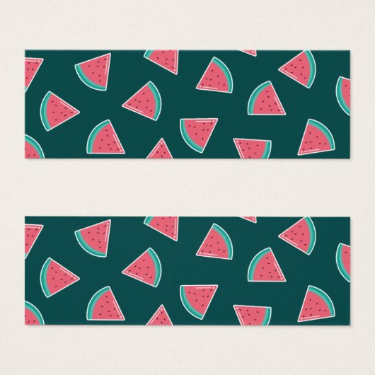 Wassermelone Lesezeichen (Vorne & Hinten)