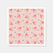 Wassermelone Liebe Pattern Serviette (Vorderseite)