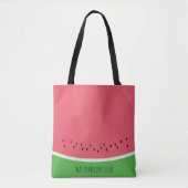 Wassermelone Liebe Personalisiert Rosa und Grün So Tasche (Vorderseite)