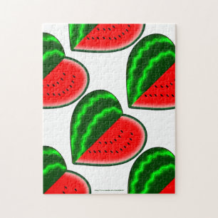 Wassermelone-Liebe Puzzle