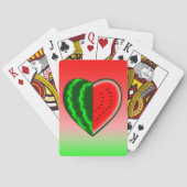 Wassermelone-Liebe Spielkarten (Rückseite)