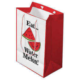 Wassermelone Lustige Tropische Sommerfrucht Mittlere Geschenktüte