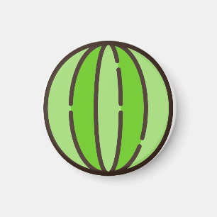 Wassermelone Magnet