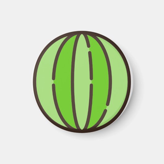 Wassermelone Magnet (Vorne)