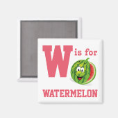Wassermelone Magnet (Vorderseite/Rückseite)