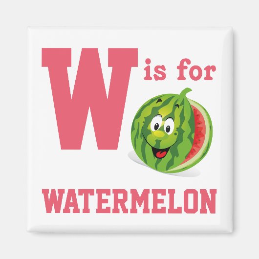 Wassermelone Magnet (Vorne)