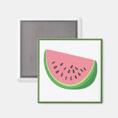 Wassermelone Magnet (Vorderseite/Rückseite)