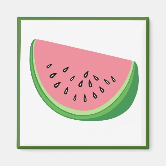 Wassermelone Magnet (Vorne)