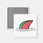 Wassermelone Magnet (Vorderseite/Rückseite)