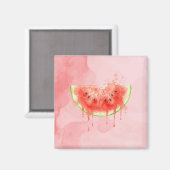 Wassermelone Magnet (Vorderseite/Rückseite)