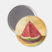Wassermelone Magnet (Vorderseite/Rückseite)