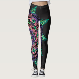 Wassermelone-Mandala Leggings