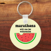Wassermelone-Marathon Schlüsselanhänger (Vorderseite)