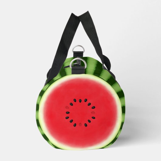 Wassermelone Maßgeschneidert Klein Duffle Bag (Links)