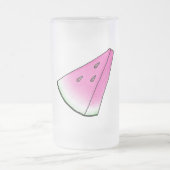 Wassermelone Mattglas Bierglas (Mittel)