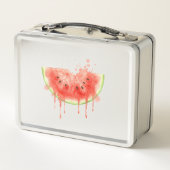 Wassermelone Metall Brotdose (Rückseite)