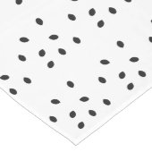 Wassermelone Minimalistisches Saatgut Großer Tischläufer (Ecke)