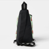 Wassermelone mit Bogen Crossbody Bag (Rückseite)