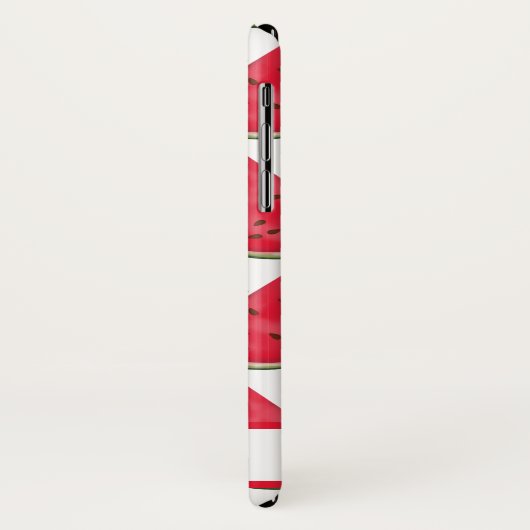 Wassermelone mit individuelle Name Case-Mate iPhone Hülle (Hinten/Links)