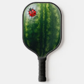Wassermelone mit Ladybug Pickleball Schläger (Vorderseite)