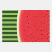 Wassermelone mit Rind Geschenkpapier Set (Vorderseite)