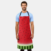 Wassermelone mit Rind Large Schürze (Getragen)