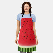 Wassermelone mit Rind Medium Schürze (Getragen)