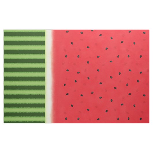 Wassermelone mit Rind & Peel Stoff (Fat Quarter (45,7 x 55,9 cm))