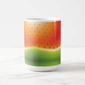 Wassermelone mit Samen-Hintergrund Kaffeetasse (Mittel)
