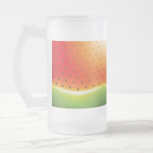 Wassermelone mit Samen-Hintergrund Mattglas Bierglas