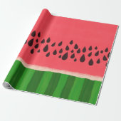 Wassermelone mit Samen-Muster Geschenkpapier (Ungerollt)