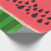 Wassermelone mit Samen-Muster Geschenkpapier (Ecke)