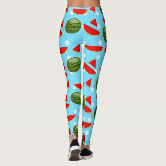 Wassermelone mit Slice Leggings (Rückseite)