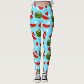 Wassermelone mit Slice Leggings (Vorderseite)