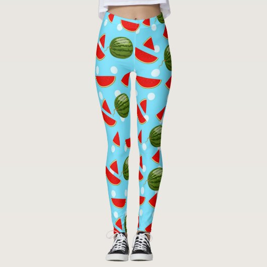 Wassermelone mit Slice Leggings (Vorderseite)