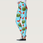 Wassermelone mit Slice Leggings (Links)