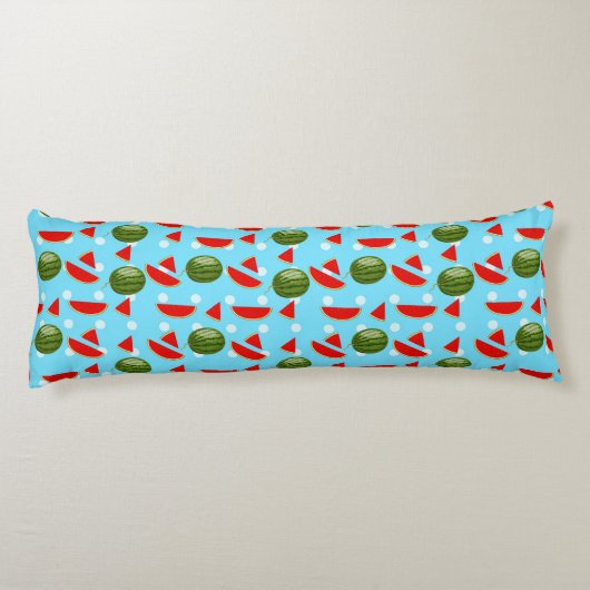 Wassermelone mit Slice Seitenschläferkissen (Rückseite)