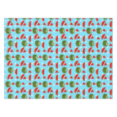 Wassermelone mit Slice Tischdecke (Vorderseite (Horizontal))