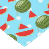 Wassermelone mit Slice Tischdecke (Schrägansicht)