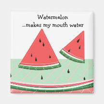 Wassermelone mit Sprichwort
