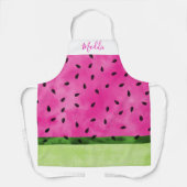 Wassermelone Moderne Schürze (Vorderseite)