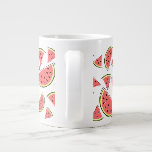 Wassermelone Multi Jumbo-Tasse (Rückseite)