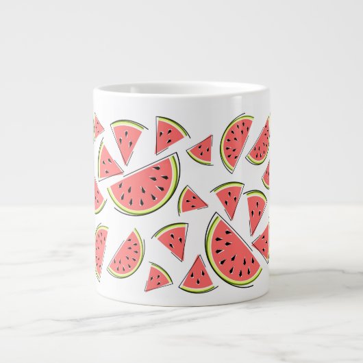 Wassermelone Multi Jumbo-Tasse (Vorderseite)
