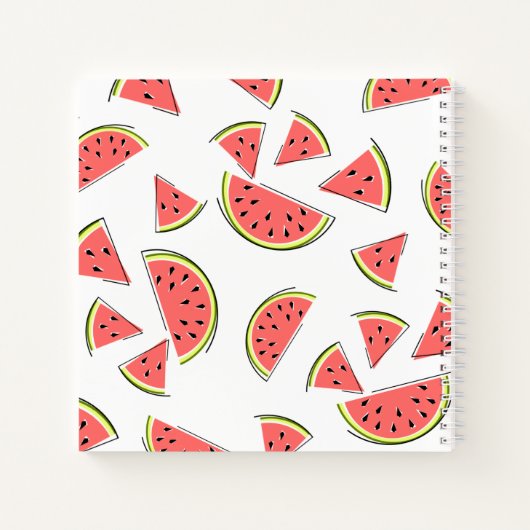 Wassermelone Multi Notizblock (Rückseite)