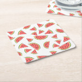 Wassermelone Multi Rechteckiger Pappuntersetzer (angewinkelt)