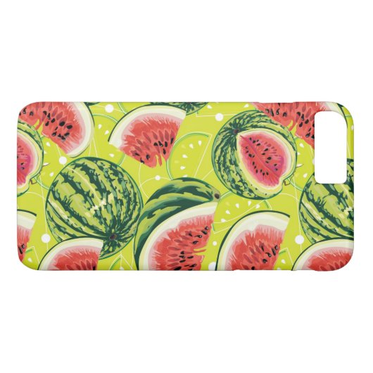 Wassermelone Muster 2 Case-Mate iPhone Hülle (Rückseite (Horizontal))