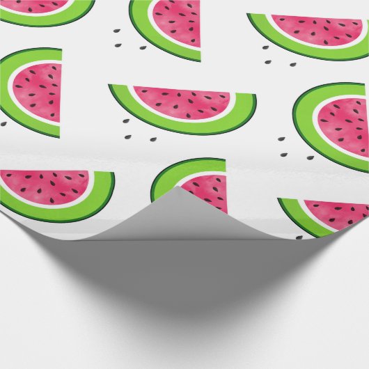 Wassermelone Muster 2 Geschenkpapier (Ecke)