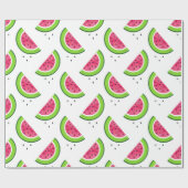 Wassermelone Muster 2 Geschenkpapier (Flach)