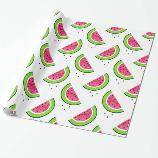 Wassermelone Muster 2 Geschenkpapier (Ungerollt)