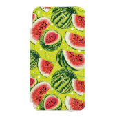 Wassermelone-Muster 2 Incipio iPhone Geldbeutel-Hülle (Folio Vorderseite)